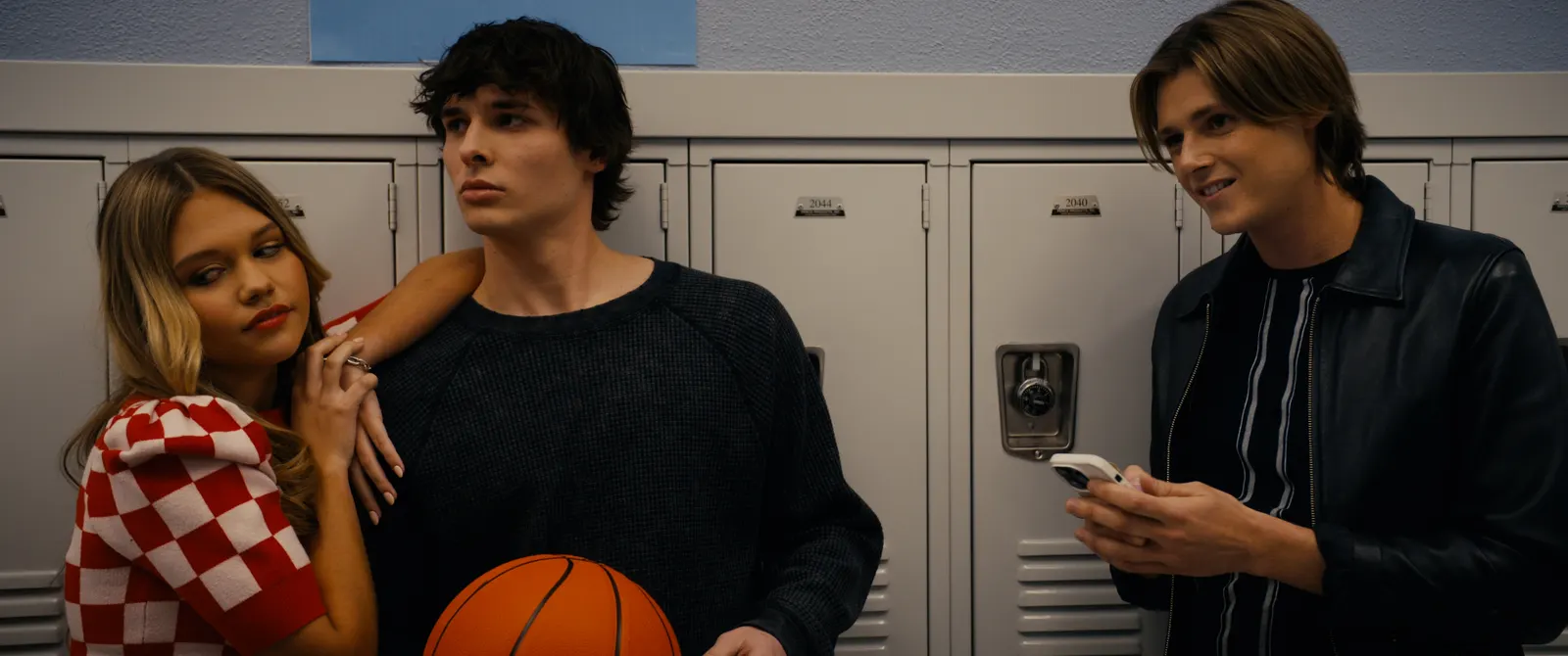 Scene at the lockers